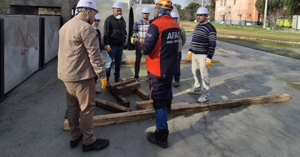 İNCİRLİOVA'DA MÜFTÜLÜK PERSONELLERİNE 'DEPREM' EĞİTİMİ