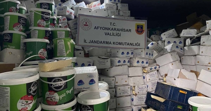 30 TON TAKLİT ÜRETİM KAŞAR VE BEYAZ PEYNİR ELE GEÇİRİLDİ