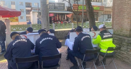 JANDARMADAN KIZILAY’A KAN BAĞIŞI