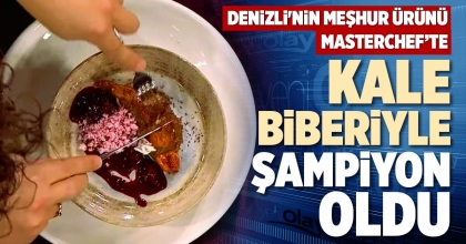 KALE BİBERİYLE ŞAMPİYON OLDU