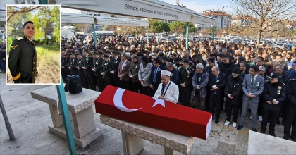 KAYAK KAZASINDA ÖLEN ASTSUBAY TÖRENLE UĞURLANDI