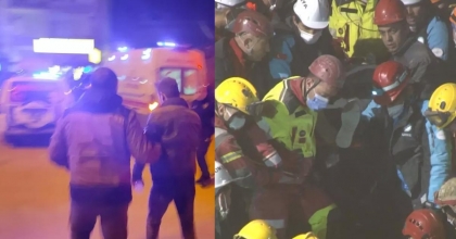 KONYA'DA 4 KATLI BİNA ÇÖKTÜ