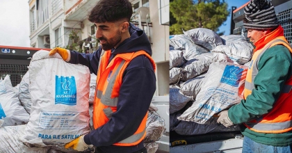 KUŞADASI’NDA YAKACAK YARDIMININ SON ADRESİ DAVUTLAR OLDU