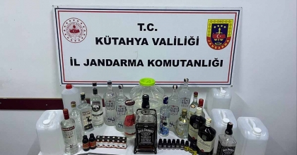 KÜTAHYA’DA SAHTE İÇKİ OPERASYONU: 1 GÖZALTI