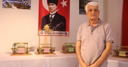 MİNYATÜR DOKUMA TEZGAHLARI BABADAĞ'DA SERGİLENDİ