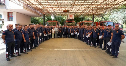 MANİSA İTFAİYESİ 2024'TE 16 BİN OLAYA MÜDAHALE ETTİ