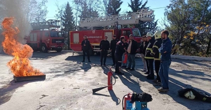 MUĞLA İTFAİYESİ'NDEN BACA TEMİZLİK PERSONELİNE EĞİTİM