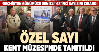 ÖZEL SAYI KENT MÜZESİ’NDE TANITILDI
