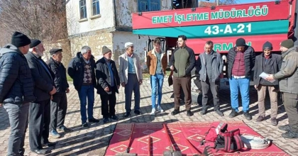 ORMAN YANGINLARINA KARŞI KÖY EĞİTİMLERİ DEVAM EDİYOR