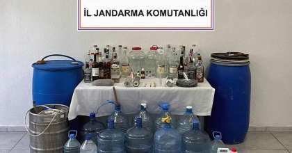 ORTACA’DA KAÇAK ALKOL OPERASYONU