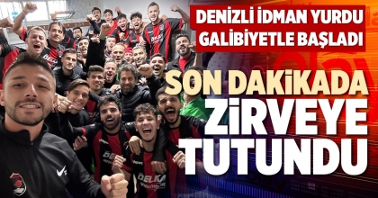 SON DAKİKADA ZİRVEYE TUTUNDU