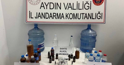 SAHTE ALKOL ÜRETİP PİYASAYA SÜRÜYORDU, JANDARMAYA TAKILDI