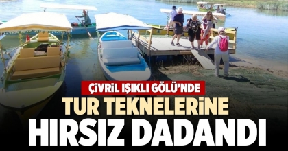 TUR TEKNELERİNE HIRSIZ DADANDI