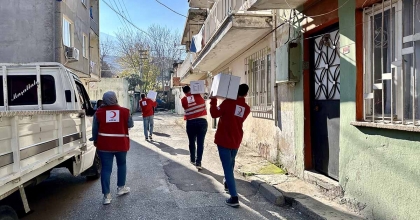 TÜRK KIZILAYI ARALIK AYINDA İHTİYAÇ SAHİPLERİNİN YÜZÜNÜ GÜLDÜRDÜ