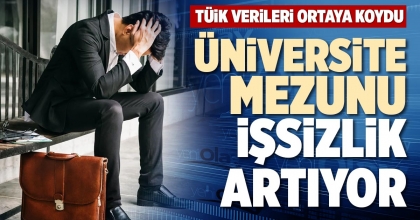 ÜNİVERSİTE MEZUNU İŞSİZLİK ARTIYOR