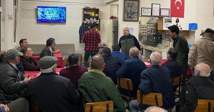 VATANDAŞLAR ORMAN YANGINLARINA KARŞI BİLGİLENDİRİLİYOR