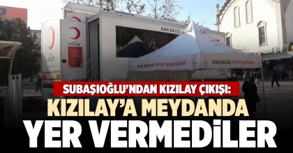 KIZILAY’A MEYDANDA YER VERMEDİLER