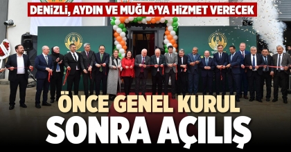 ÖNCE GENEL KURUL SONRA AÇILIŞ