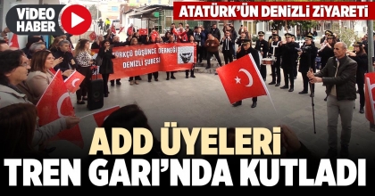 ADD ÜYELERİ TREN GARI’NDA KUTLADI