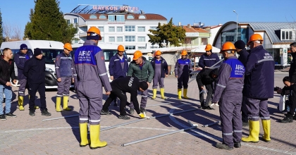 AFAD’DAN BELEDİYE PERSONELİNE EĞİTİM