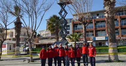 AFAD DİDİM'DE ACİL UYARI SİSTEMİ KURDU