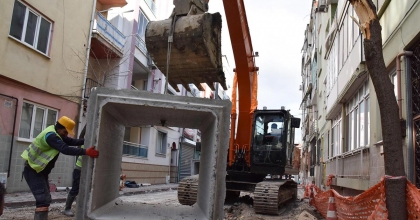 AKHİSAR’DA YAĞMUR SUYU SORUNUNA ÇÖZÜM