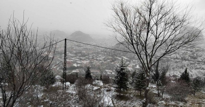 AFYONKARAHİSAR’DA KAR YAĞIŞI ETKİSİNİ GÖSTERMEYE BAŞLADI