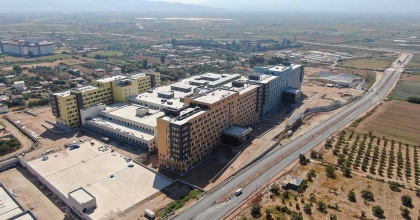 AYDIN ŞEHİR HASTANESİ İNŞAATINDA SONA YAKLAŞILIYOR