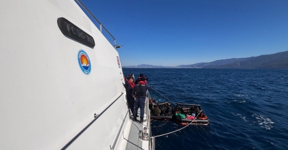 AYDIN’DA 30 DÜZENSİZ GÖÇMEN KURTARILDI