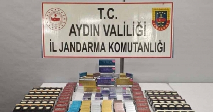AYDIN’DA KAÇAK SİGARA OPERASYONU