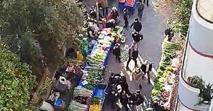 AYDIN’DA PAZAR YERİNDE YUMRUKLU KAVGA