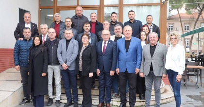 BAŞKAN AKIN TURGUTLU ESNAF ODASI BAŞKANLARIYLA BULUŞTU