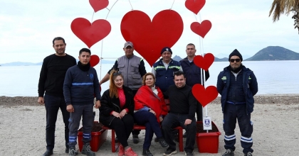 BELEDİYEDEN 14 ŞUBAT'A ÖZEL ALAN