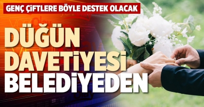 DÜĞÜN DAVETİYESİ BELEDİYEDEN