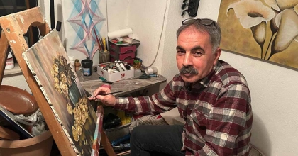 EMEKLİ OLDU HAYATINI RESİMLE ŞEKİLLENDİRDİ