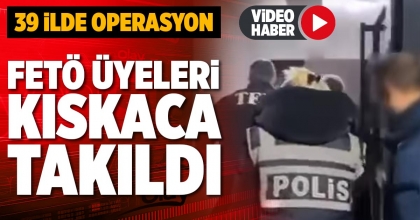 FETÖ ÜYELERİ KISKACA TAKILDI