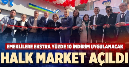 HALK MARKET AÇILDI