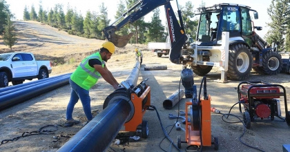 HONAZ’DAKİ TOKİ’LERE YENİ İÇME SUYU HATTI