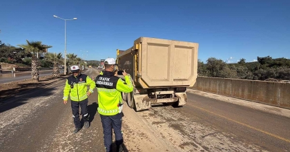 HAFRİYAT KAMYONLARINA CEZA YAĞDI