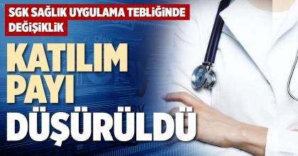 KATILIM PAYI DÜŞÜRÜLDÜ