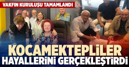 KOCAMEKTEPLİLER HAYALLERİNİ GERÇEKLEŞTİRDİ