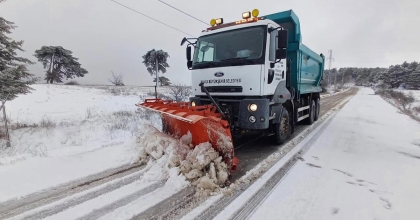 MANİSA’DA KAR YAĞIŞI ÖNCESİ TÜM TEDBİRLER ALINDI