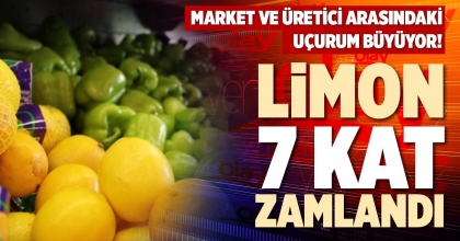 LİMON 7 KAT ZAMLANDI