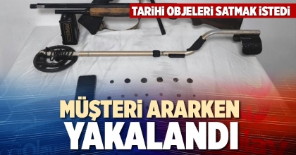 MÜŞTERİ ARARKEN YAKALANDI