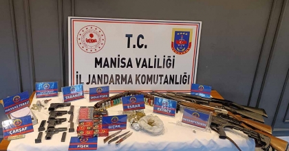 MANİSA'DA JANDARMADAN 7 MAHALLEDE DEV OPERASYON
