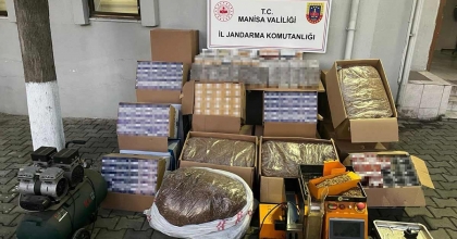 MANİSA'DA JANDARMADAN KAÇAKÇILIK OPERASYONU