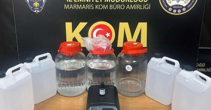 MARMARİS VE BODRUM’DA SAHTE ALKOL OPERASYONU