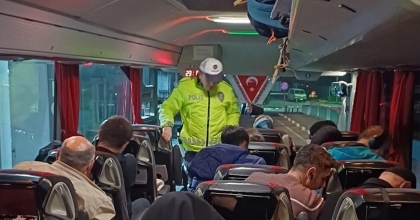 OTOBÜSLERDE EMNİYET KEMERİ DENETİMİ