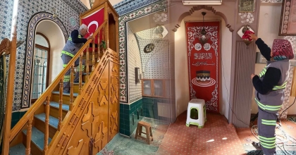 RAMAZAN ÖNCESİ CAMİLERDE TEMİZLİK