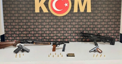 RUHSATSIZ SİLAH OPERASYONUNDA 1 KİŞİ TUTUKLANDI